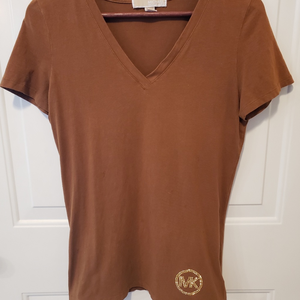 Michal Kors V Neck Top